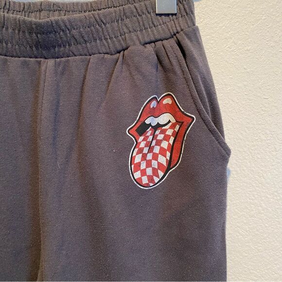 The Rolling Stones sweatpants size XS loungewear gray band - Picture 8 of 8